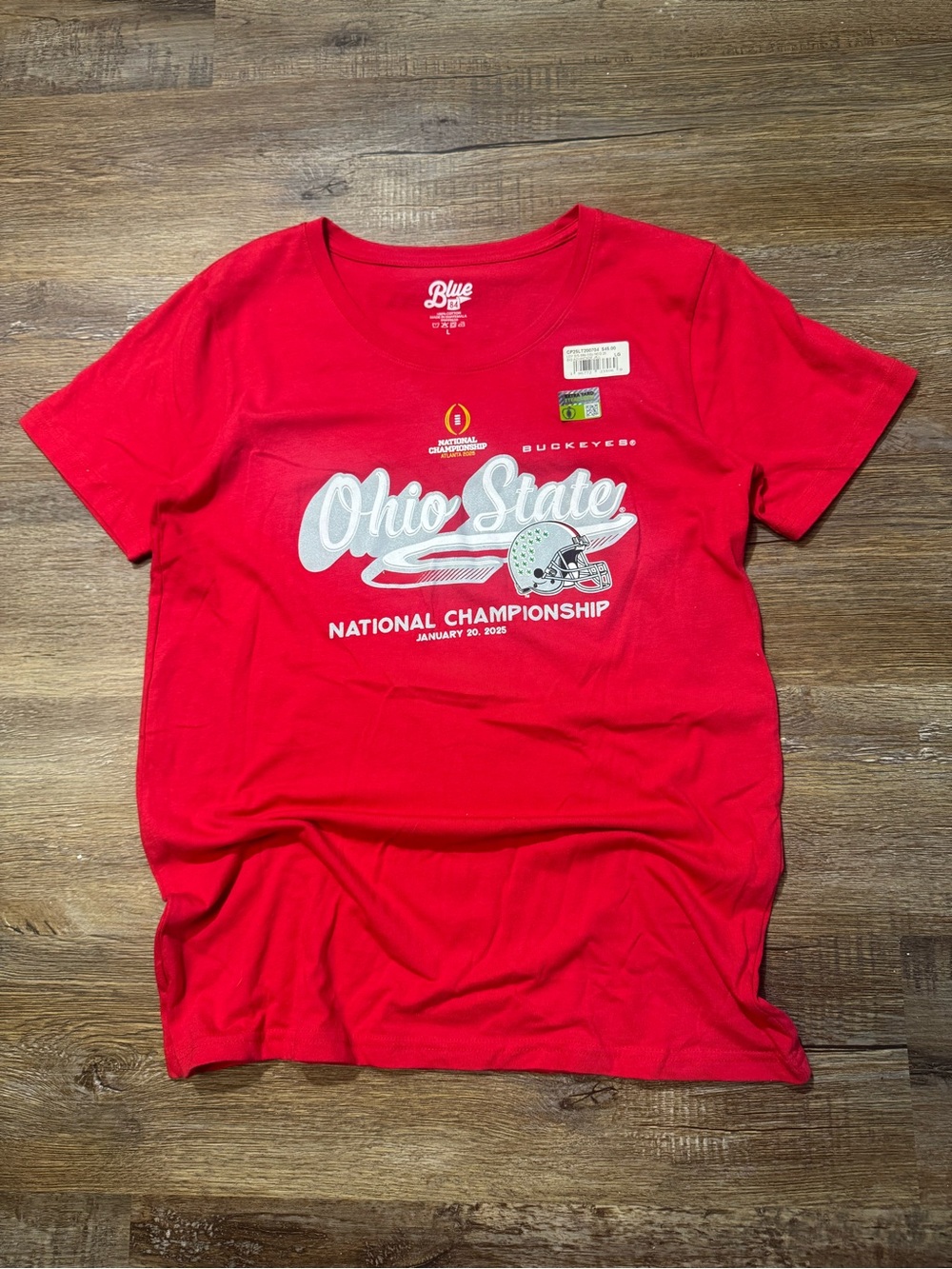 NWT Ohio State‎ 2024 National Championship Red Graphic Tee